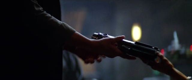 Is this Luke's lightsabre that he lost with his right hand in Empire Strikes Back?