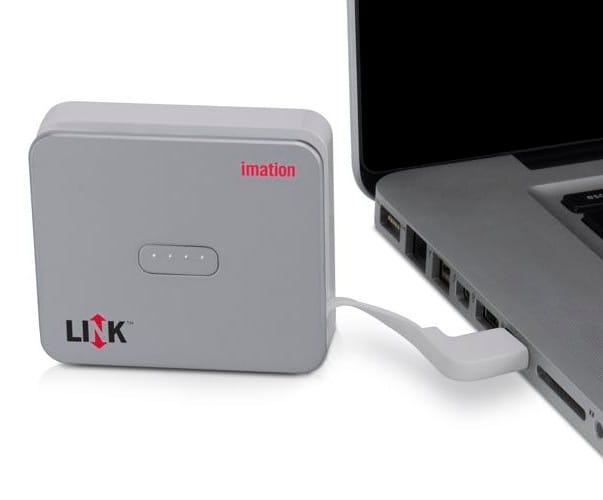 Imation Link Power Drive is a portable battery and iPhone storage drive in one Tech Guide